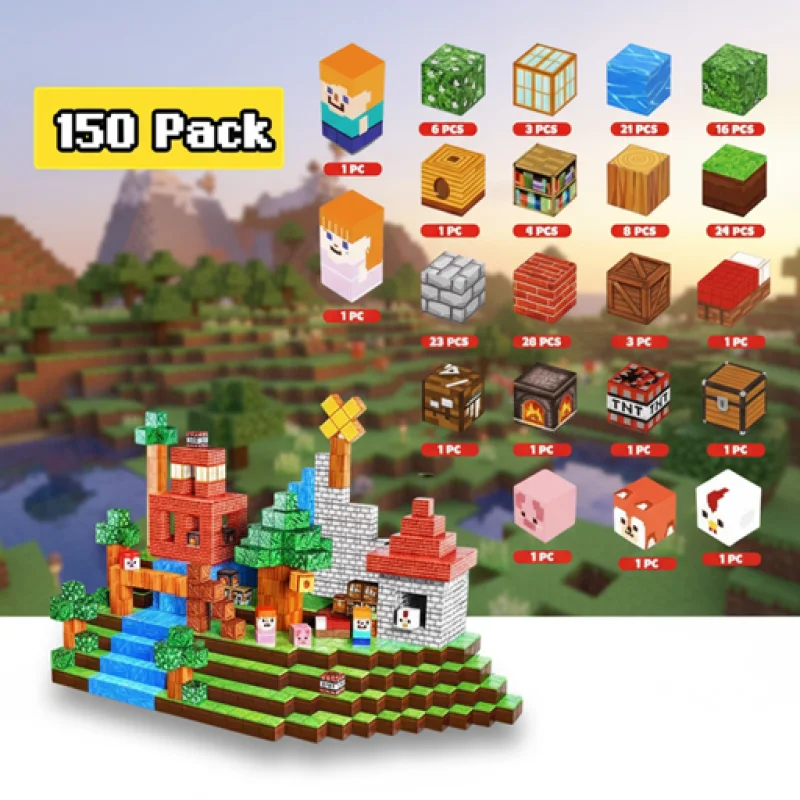 STEM магнитни кубчета - Моята ферма