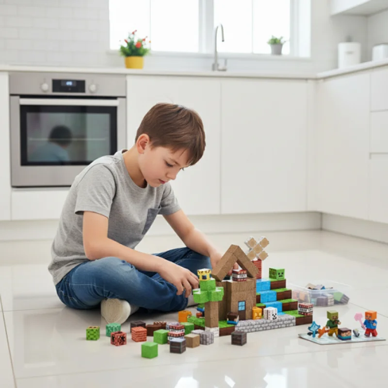 STEM магнитни кубчета - Горска къща