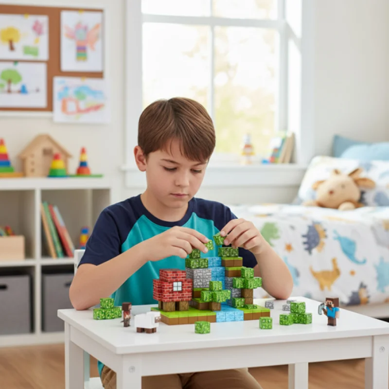 STEM магнитни кубчета - Амазонска гора 4