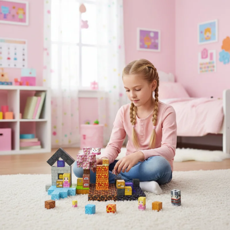 STEM магнитни кубчета - Лава приключение 2