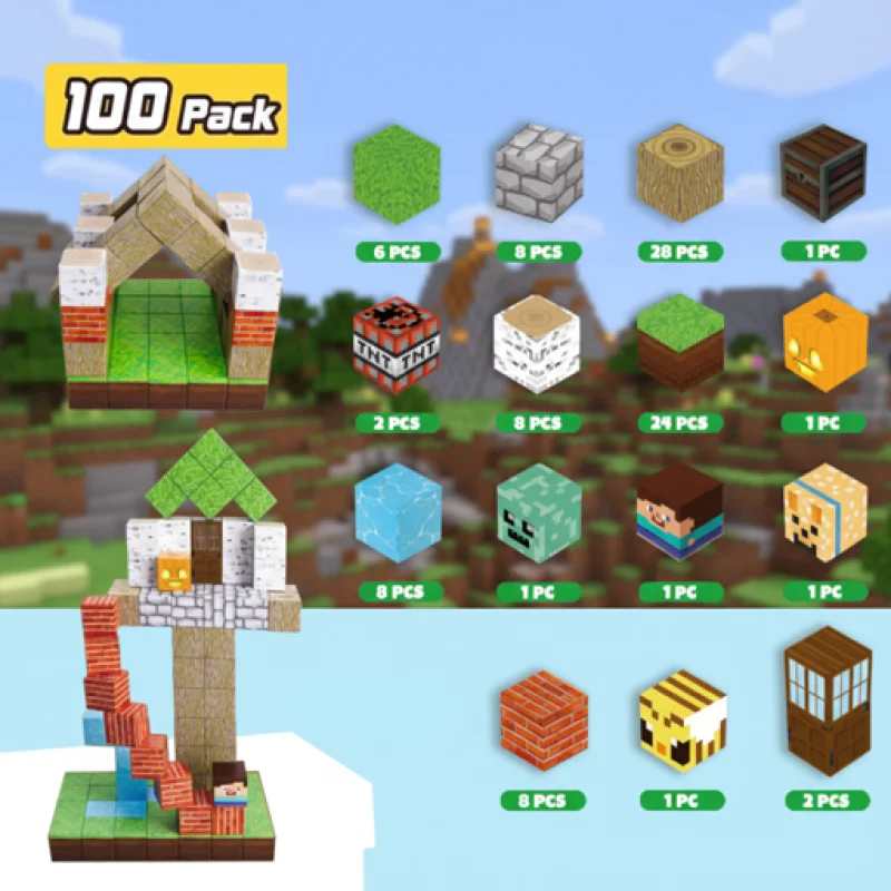 STEM магнитни кубчета - Моята Вила