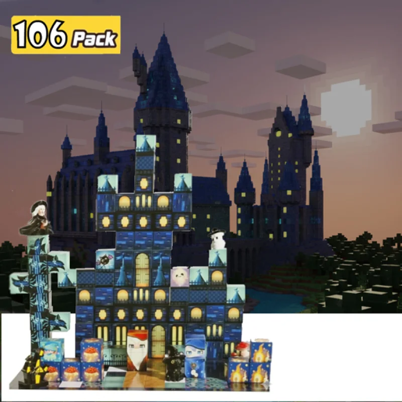 STEM магнитни кубчета - Магически замък